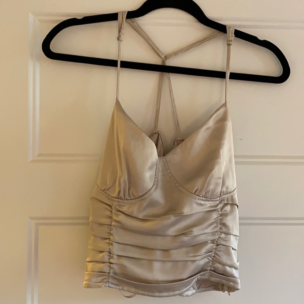 Forever 21 Satin Corset Top